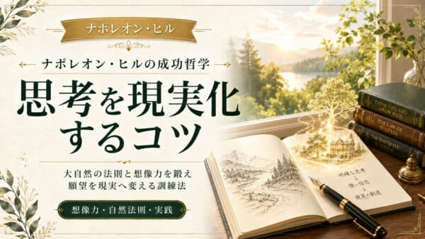 思考を現実化するコツ！大自然の法則と想像力を鍛える訓練法