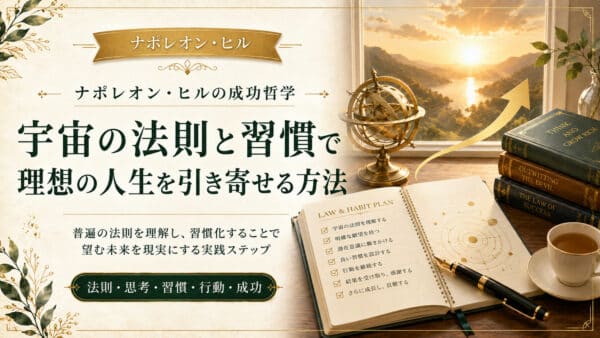 宇宙の法則が習慣を支配する｜大自然の習慣形成力のメカニズム