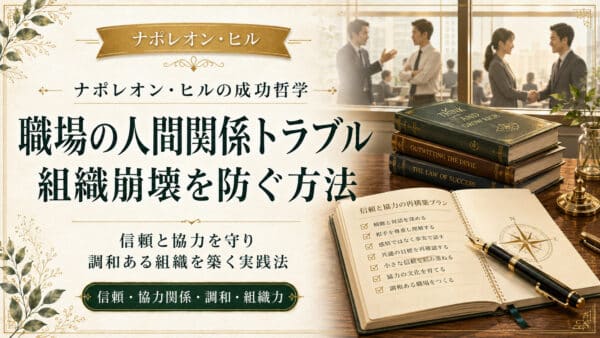 職場の人間関係トラブルは機械の故障より怖い｜組織崩壊の危機