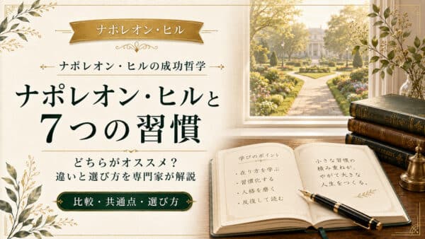 ナポレオン・ヒルと7つの習慣どちらがオススメ？選び方を専門家が解説