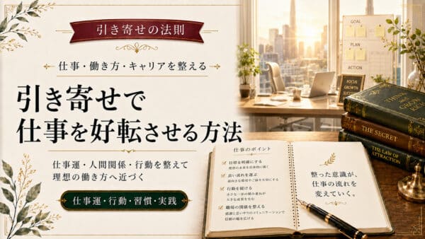 引き寄せの法則で仕事や転職の成功と内定を叶えるやり方