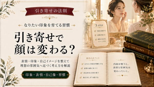 引き寄せの法則でなりたい顔に変わるやり方！どこまで変わる？限界は？
