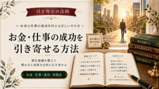 引き寄せの法則でお金や仕事の成功を叶える！すごすぎる効果とやり方