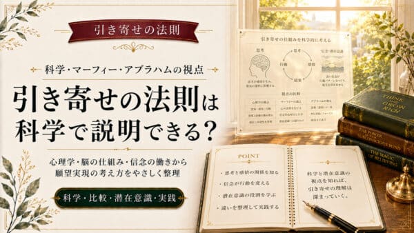 マーフィーやエイブラハムの引き寄せの法則の違いと科学的根拠
