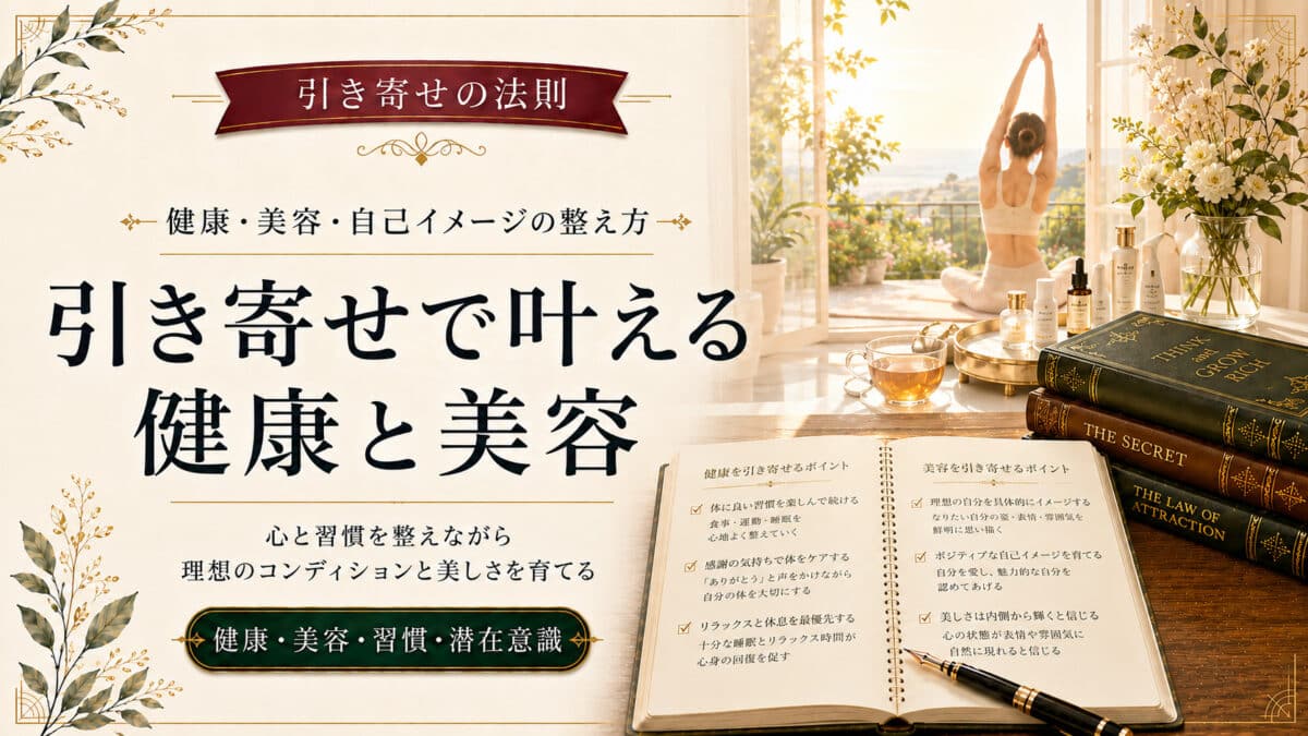 引き寄せの法則と病気と健康