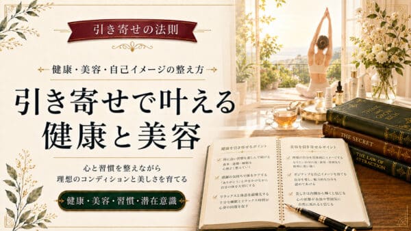 引き寄せの法則で病気は治る？なりたい顔や健康に変わる実践法