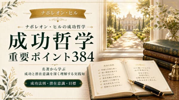 『成功哲学（The Law of Success）』重要ポイント384