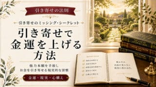引き寄せの法則で金運を上げるための現実的かつ具体的な方法を解説