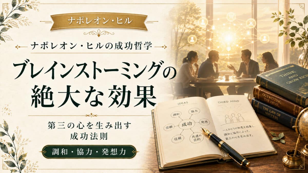 成功のためのブレインストーミングの効果