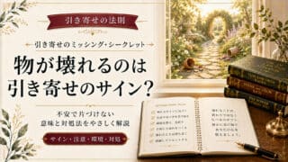 引き寄せの法則と物が壊れることって関係ある！？専門家が解説します