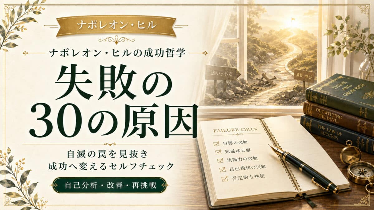 失敗を招く30の原因