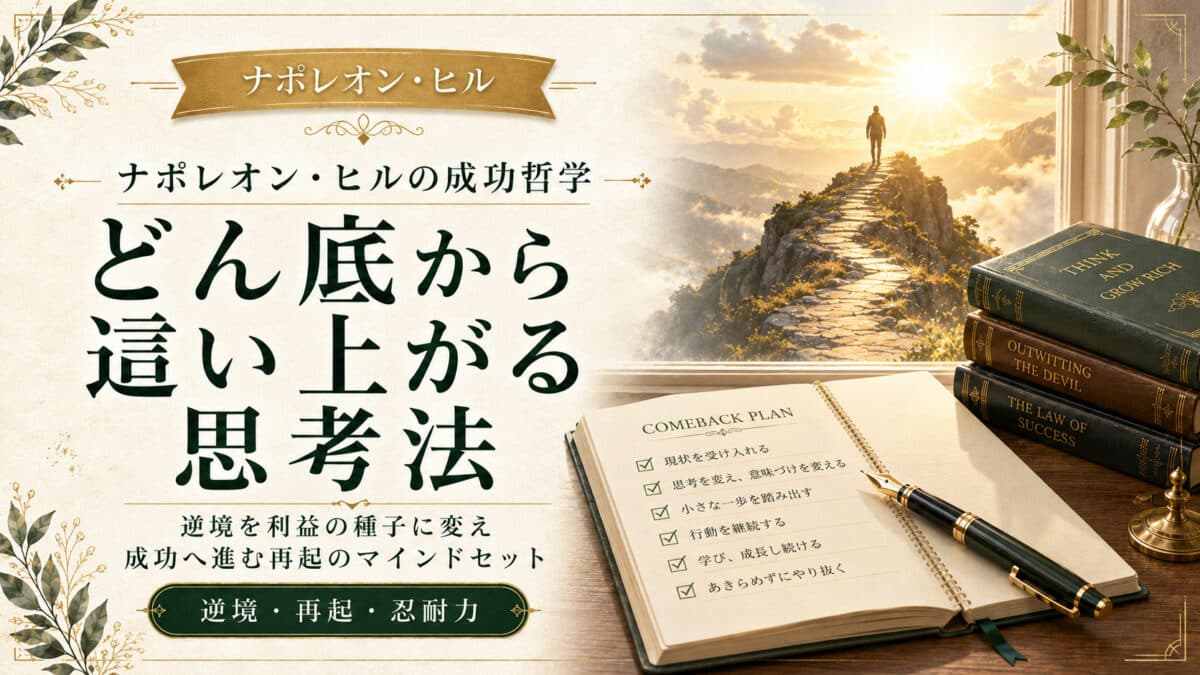 どん底から這い上がる