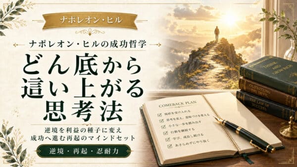どん底から這い上がる思考法！残り13ドルで掴んだ逆転の実話