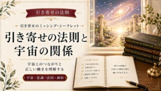 引き寄せの法則と宇宙の関係は？正しい働きについて詳しく解説