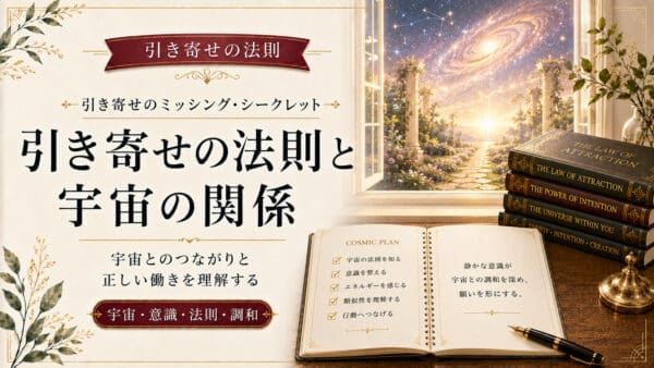 引き寄せの法則と宇宙の関係は？正しい働きについて詳しく解説