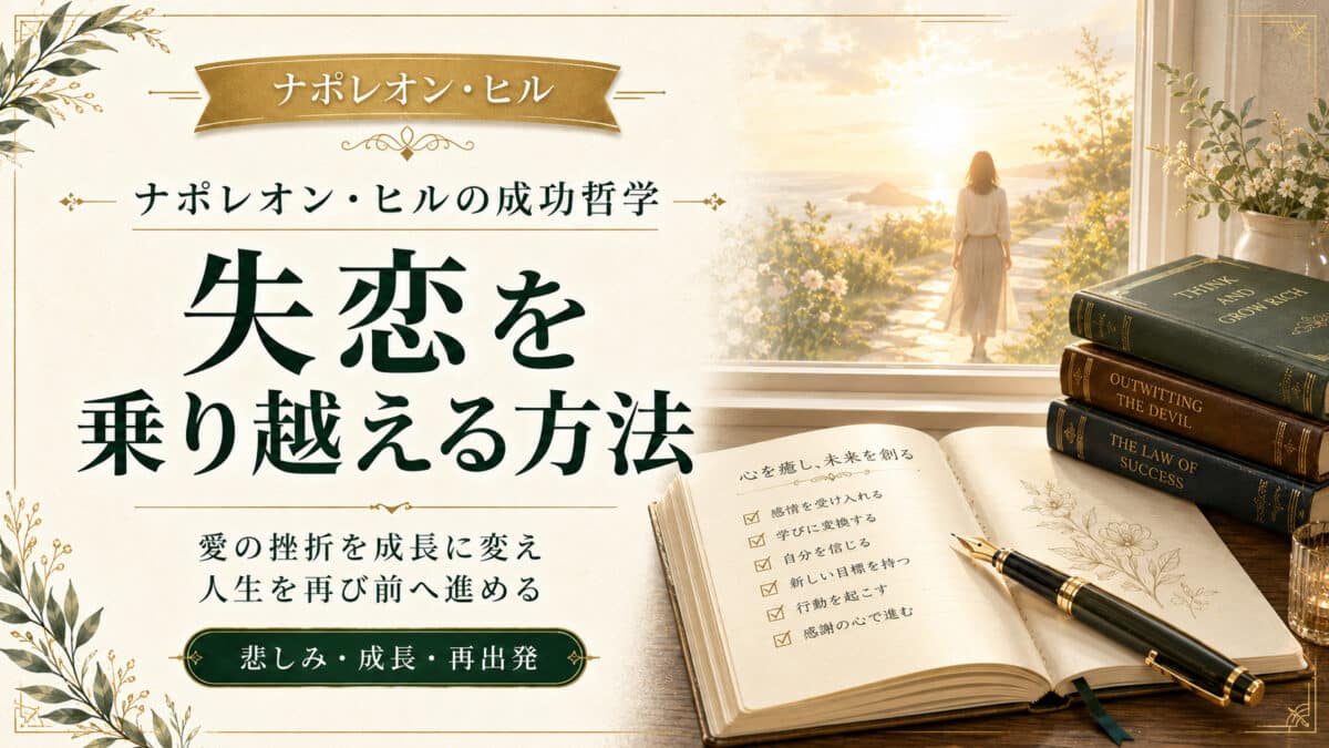 つらい失恋を乗り越える