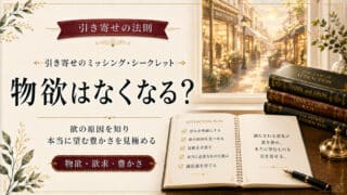 引き寄せの法則で物欲はなくなる？原因より本当に知りたい内容を解説