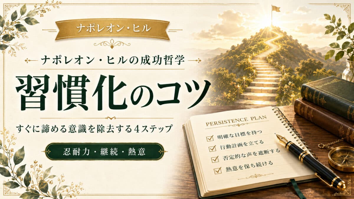 継続の習慣を築く方法