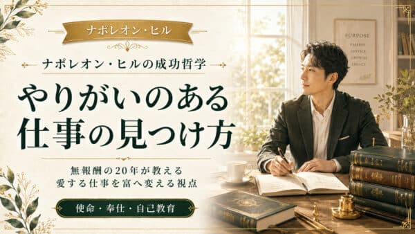 やりがいのある仕事の見つけ方と無報酬の20年を富に変えた実話