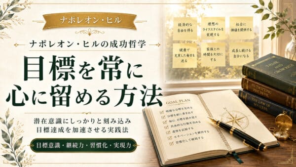 目標を忘れない方法！潜在意識を活性化して自動で行動できる秘訣