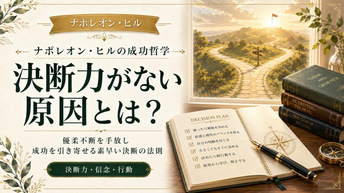 優柔不断を克服する方法