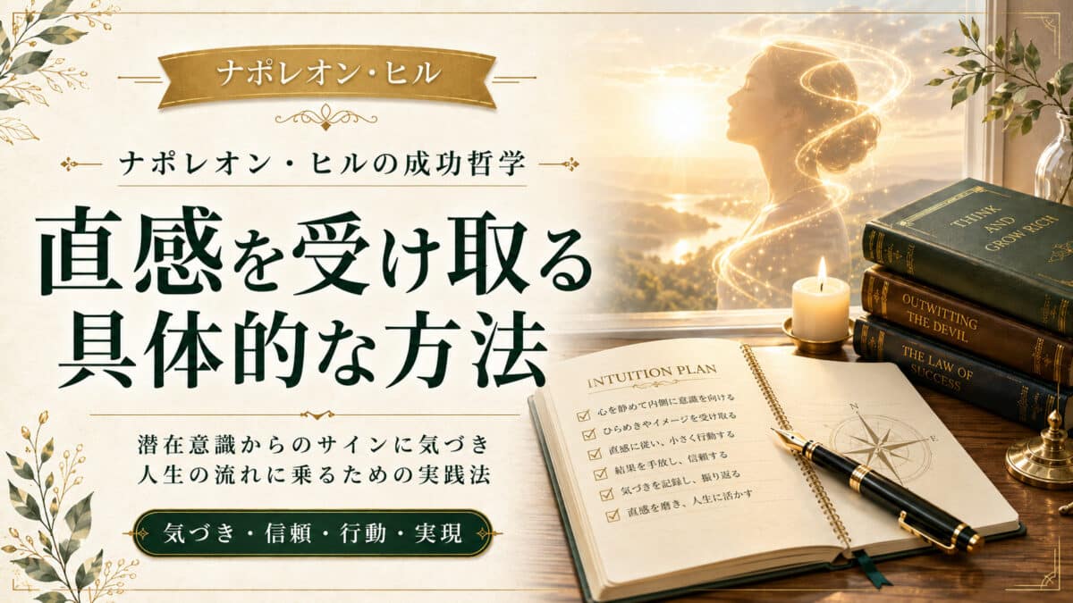 直感を受け取る方法