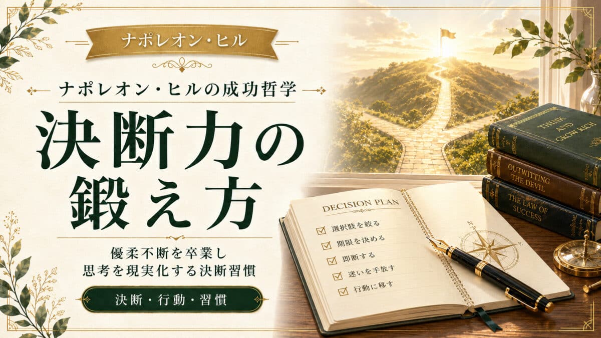 決断力を養う方法