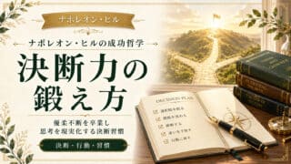 決断力を鍛える！優柔不断を克服して思考を現実化する法則