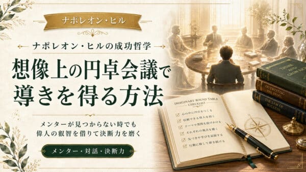 メンターが見つからない？想像上の円卓会議で導きを得る方法