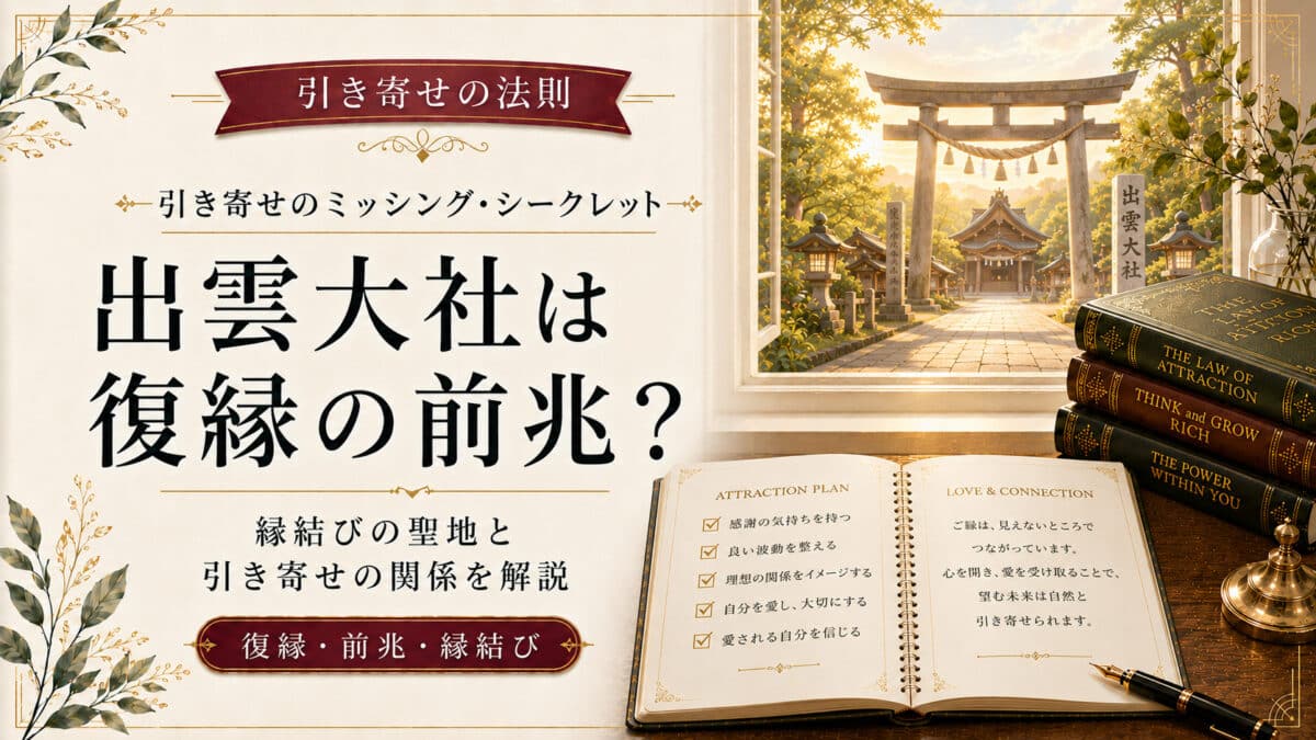 引き寄せの法則と出雲大社