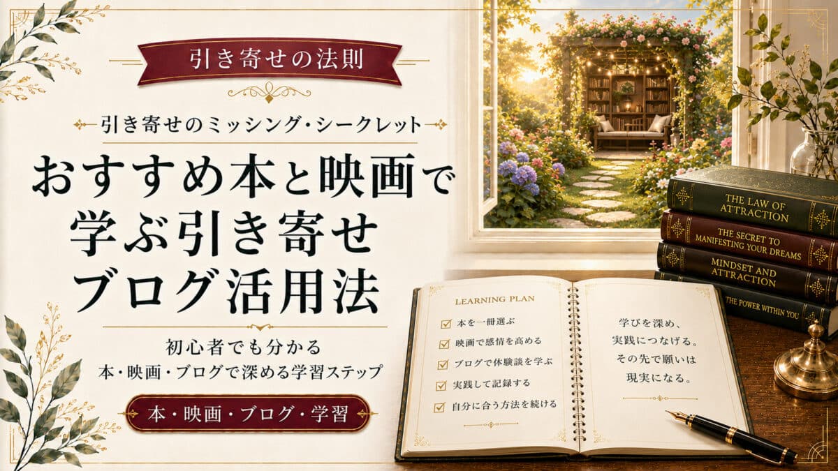 引き寄せの法則に関する書籍・映画・ブログ
