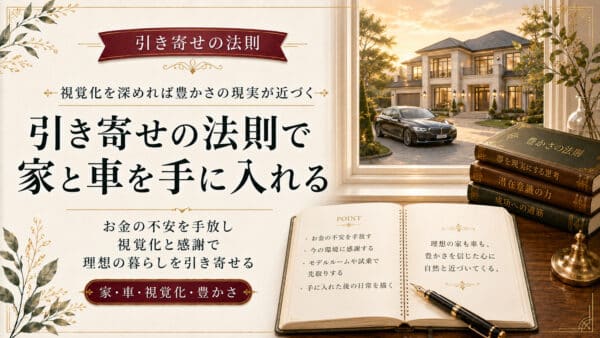 引き寄せの法則で家と車を手に入れる潜在意識の視覚化ステップ