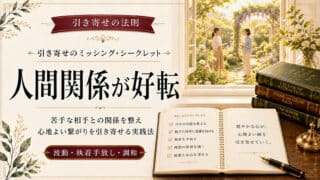 引き寄せの法則で人間関係が好転！特定の人の体験談と実践法