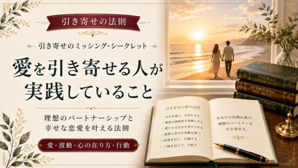 引き寄せの法則で恋愛・結婚を成就！特定の人と結ばれるやり方