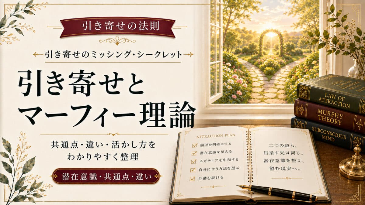 引き寄せの法則とマーフィー理論