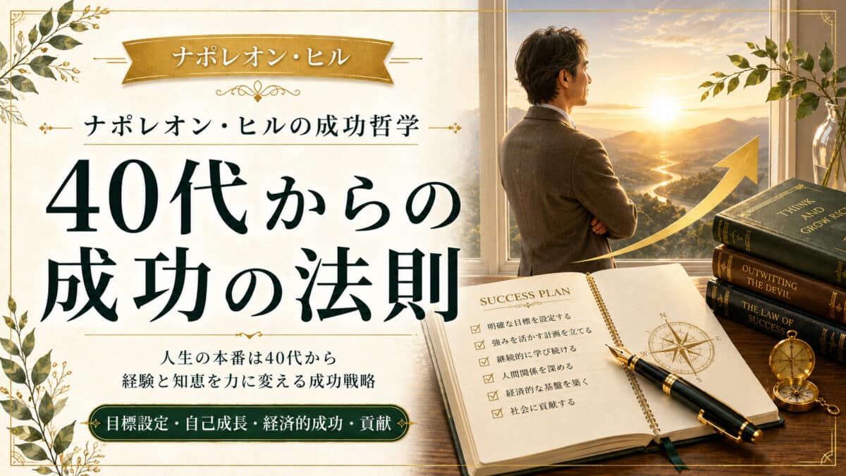 40代からの成功法則