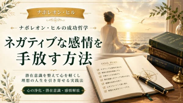 ネガティブ感情を手放す！成功へ導く潜在意識と積極的心構えの法則