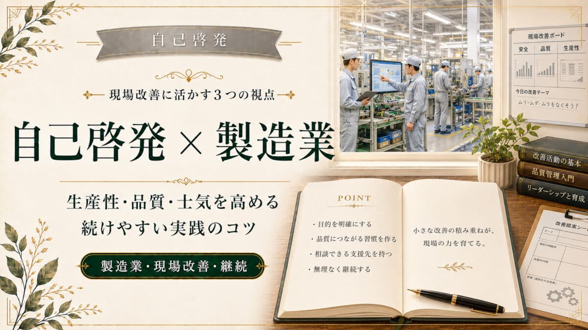 自己啓発と製造業