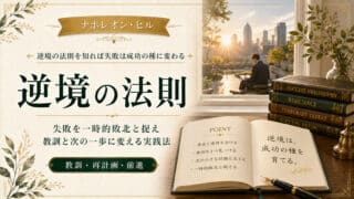 ナポレオン・ヒルの逆境の法則！失敗を成功の種に変える実践法