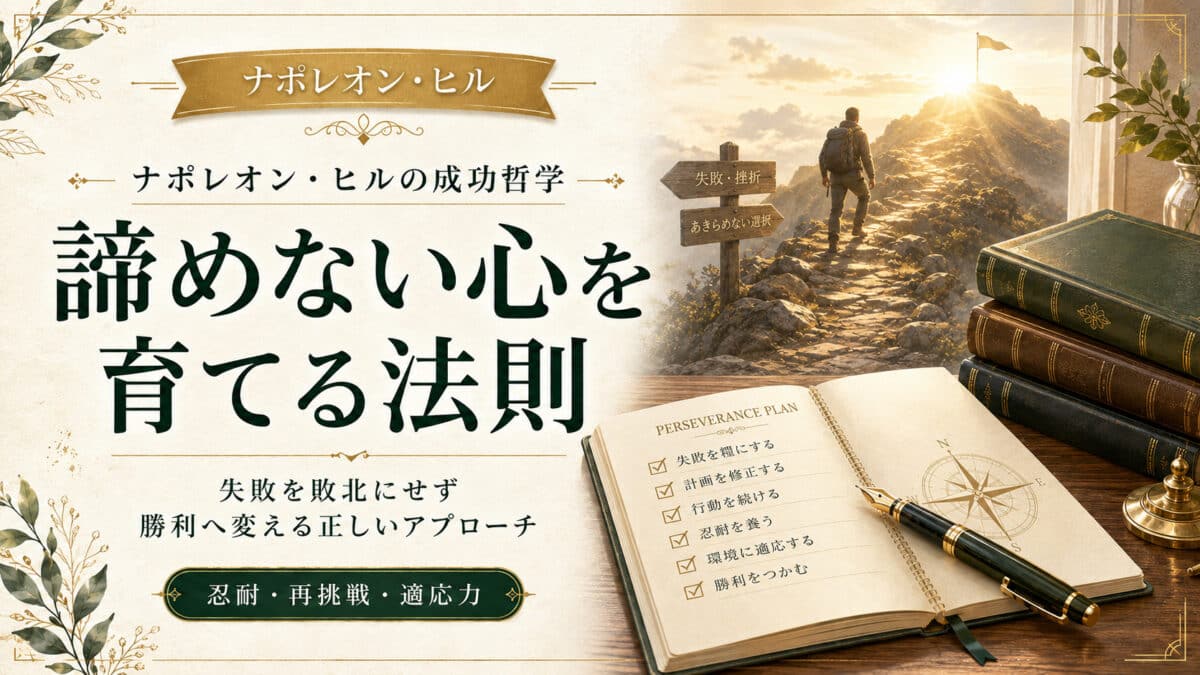 決してあきらめない精神