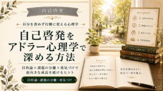 自己啓発をアドラー心理学で深める7つの実践ステップと活用法