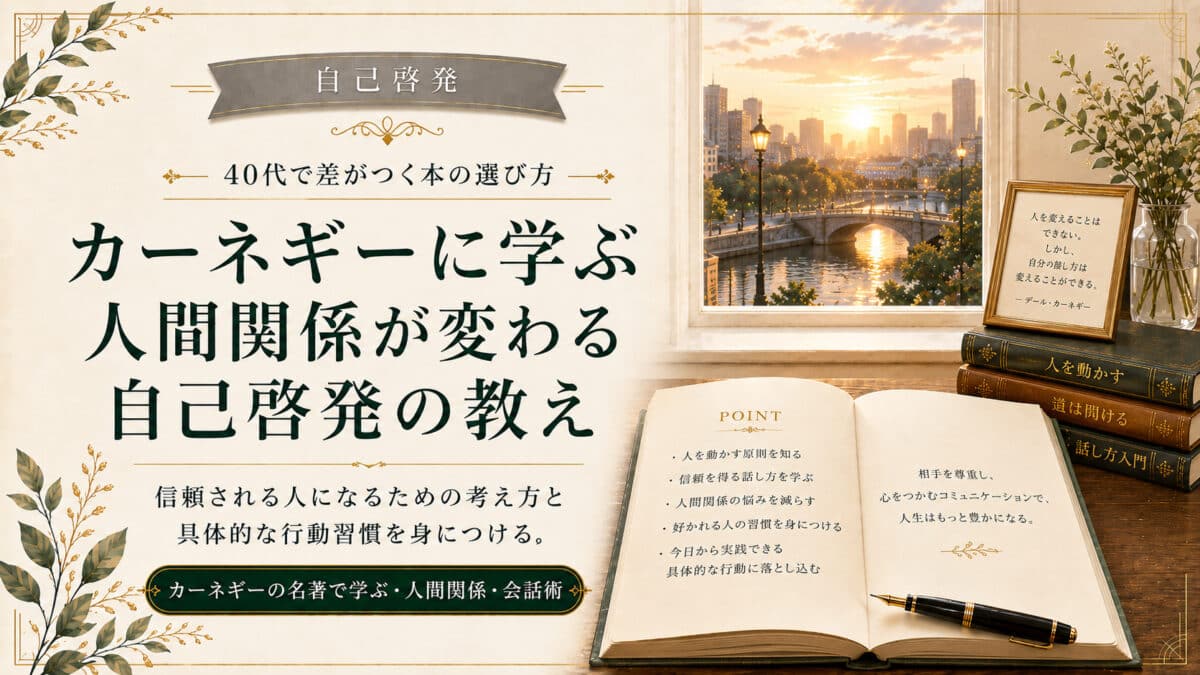 二人のカーネギーに学ぶ自己啓発の教え