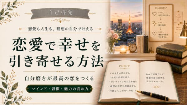 自己啓発を恋愛に活用して実らせる7つの考え方と4つの失敗例