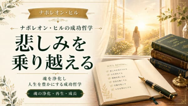 悲しみを乗り越える！魂を浄化して人生を豊かにする成功哲学