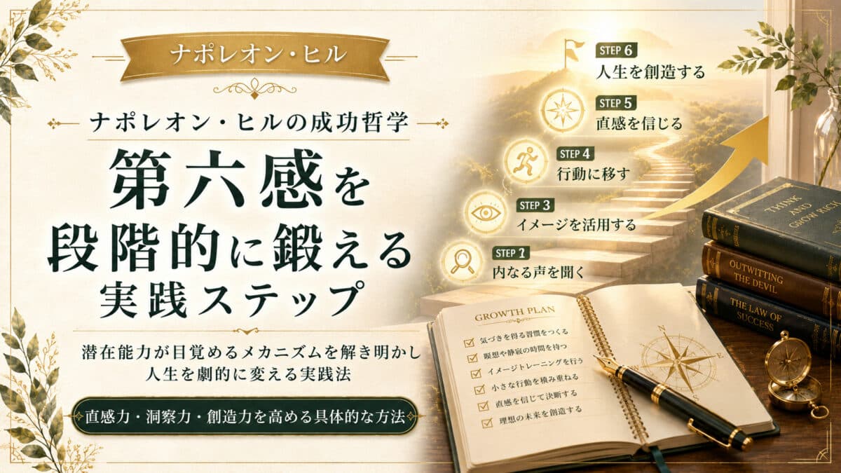 第六感を鍛えるためのステップ