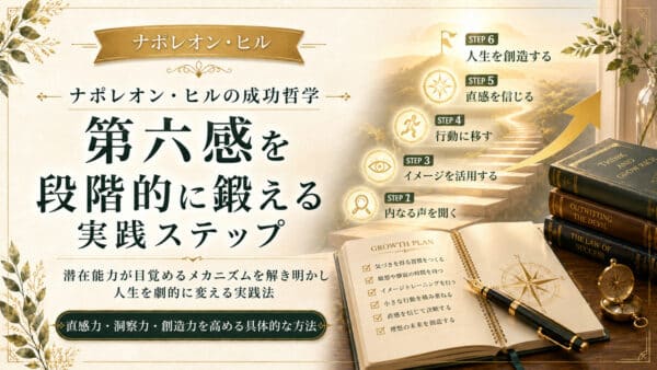 自己啓発しても変わらない理由とは？第六感が目覚めるまでの歩み方