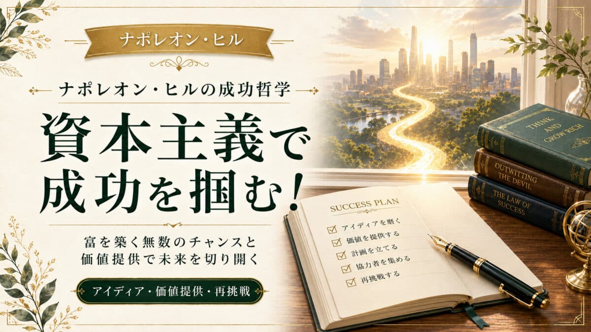 資本主義で成功を掴む