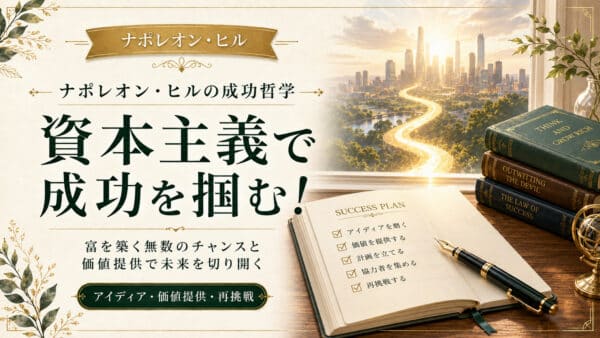 資本主義で成功を掴む！富を築く無数のチャンスと見えない力
