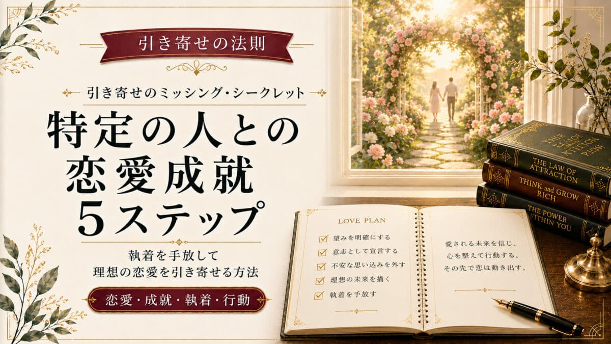 引き寄せの法則と恋愛成就