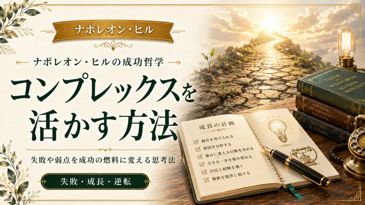 コンプレックスを成功に変える